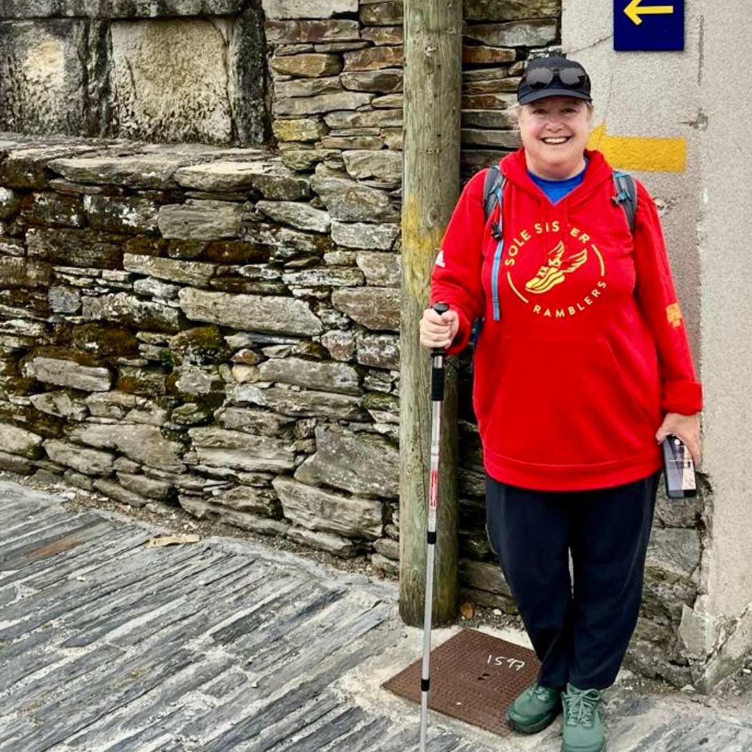 Jill Thomas Sole Sister Rambler Founder on the Camino.