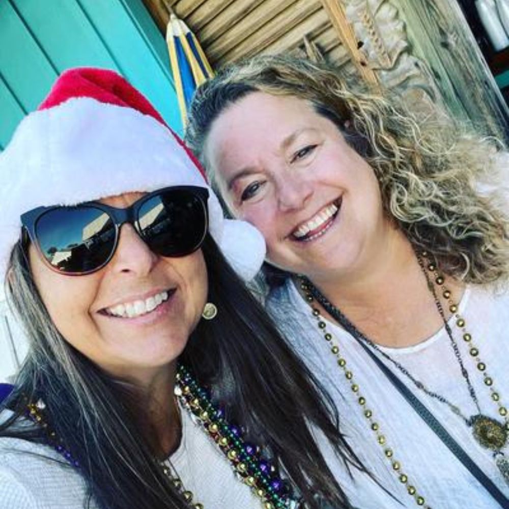 Two Women at Paradise Bar on Pensacola Beach